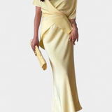 Veleda Conjunto de Top con Tiras Cruzadas y Falda Fluida