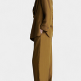 Sue Conjunto de Blazer con Solapa y Pantalones a Juego