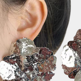 Pendientes Brillantes en Forma de Flor