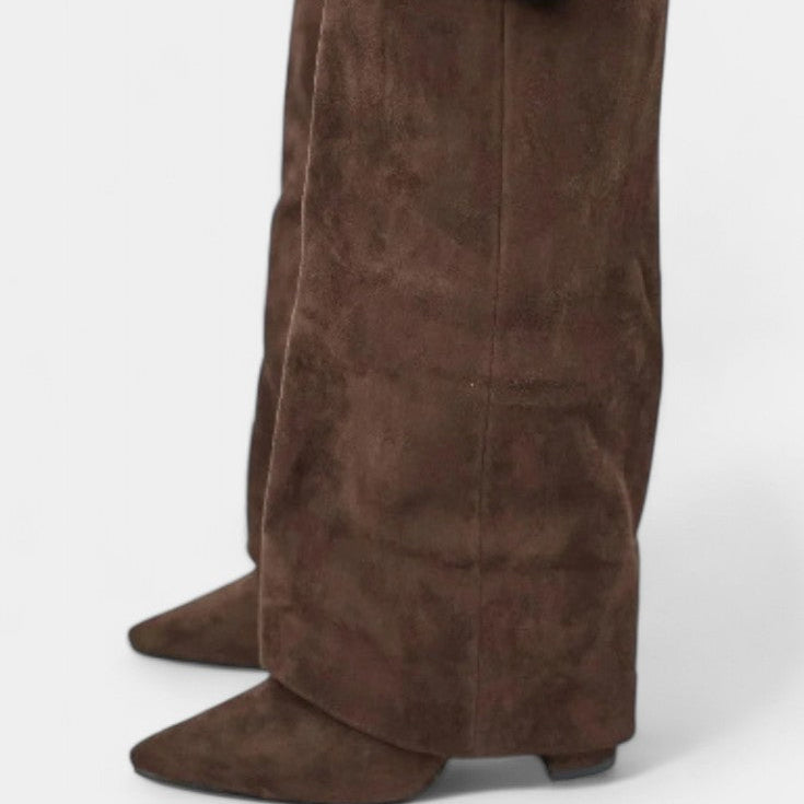 Raya Botas hasta la Rodilla con Tacón Bloque