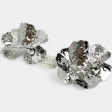 Pendientes Brillantes en Forma de Flor