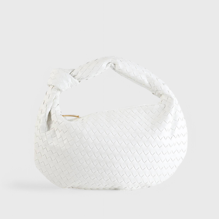 Sage Bolso de Hombro Mediano Tejido