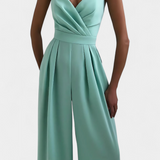 Romily Mono Sexy con Tirantes y Pierna Ancha Elegante